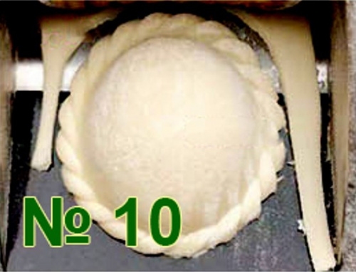 Формующий узел пельменного аппарата ЮМЗ QT-100/80 №10 (сатурн, плетеные края 14-16г)