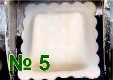 Формующий узел пельменного аппарата ЮМЗ QT-100/80 №5 (равиоли, края волна)