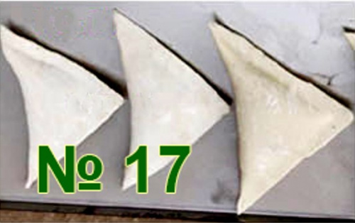 Формующий узел пельменного аппарата ЮМЗ QT-100/80 №17 (треугольник, ровные края)